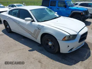 2012 Dodge Charger Police with VIN 2C3CDXAT5CH282790, listed as a IAAI auction lot 42693227 with 174,182 mi miles and . Bid and sale history available at DreamBid. Image 1.