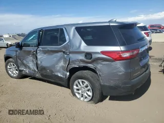 2020 Chevrolet Traverse LS with VIN 1GNERFKW0LJ319985, listed as a Copart auction lot 47055515 with 49,259 mi miles and Salvage title. Bid and sale history available at DreamBid. Image 2.