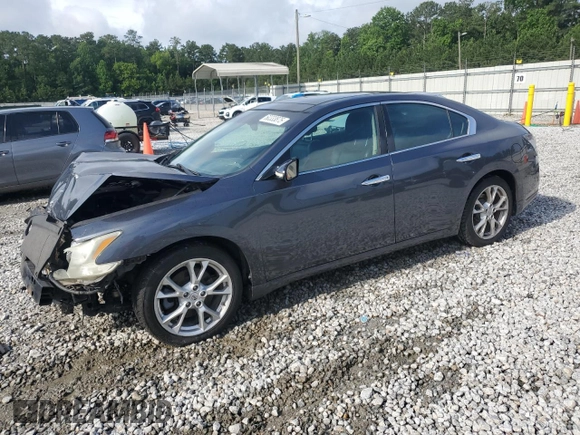 2012 Nissan Maxima SV with VIN 1N4AA5AP1CC805041, listed as a Copart auction lot 60333875 with 170,710 mi miles and Salvage title. Bid and sale history available at DreamBid. Image 1.