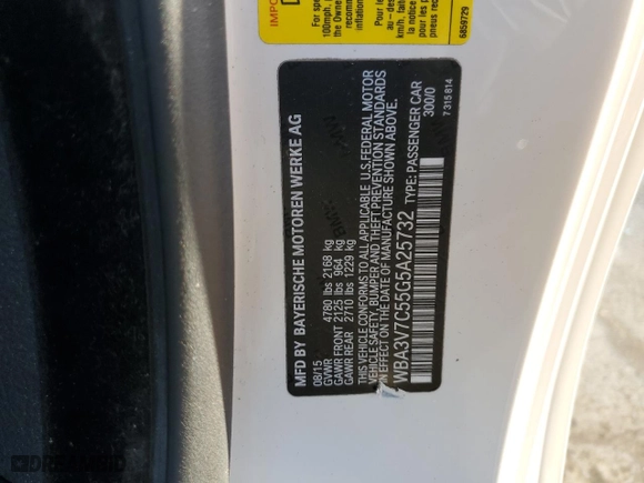 2016 BMW 4 Series 428i with VIN WBA3V7C55G5A25732, listed as a Copart auction lot 44645915 with 101,513 mi miles and Salvage Title. Bid and sale history available at carsss.com. Image 15.