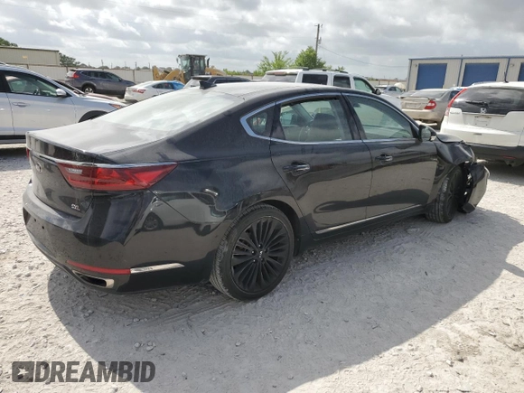 2019 Kia Cadenza Technology with VIN KNALC4J13K5170245, listed as a Copart auction lot 59153474 with 14,890 mi miles and Salvage Title. Bid and sale history available at carsss.com. Image 3.