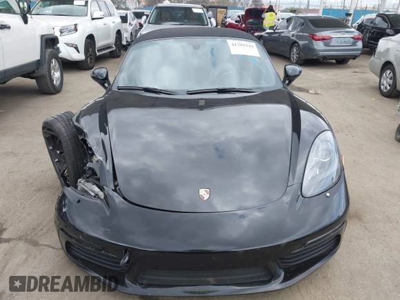 2018 Porsche 718 Boxster with VIN WP0CA2A84JS210262, listed as a IAAI auction lot 41799244 with 62,492 mi miles and . Bid and sale history available at DreamBid. Image 12.