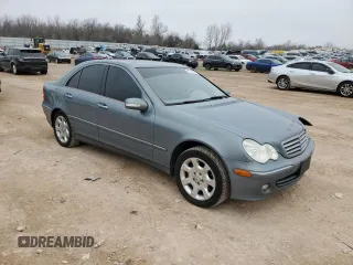 2006 Mercedes-Benz C 280 Luxury with VIN WDBRF54H96A839892, listed as a Copart auction lot 47498505 with 130,104 mi miles and Salvage Title. Bid and sale history available at DreamBid. Image 4.