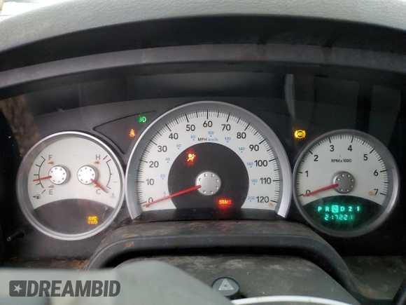 2007 Dodge Dakota SLT with VIN 1D7HW48N27S209754, listed as a Copart auction lot 81525424 with 217,221 mi miles and Salvage Title. Bid and sale history available at carsss.com. Image 9.