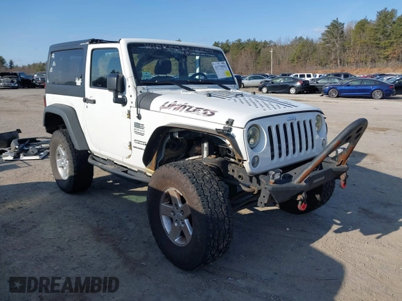 2016 Jeep Wrangler Sport with VIN 1C4AJWAG0GL241131, listed as a IAAI auction lot 41779595 with 111,338 mi miles and . Bid and sale history available at carsss.com. Image 1.