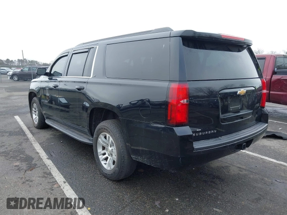 2019 Chevrolet Suburban LT with VIN 1GNSKHKCXKR345468, listed as a IAAI auction lot 41825030 with 155,783 mi miles and . Bid and sale history available at DreamBid. Image 3.
