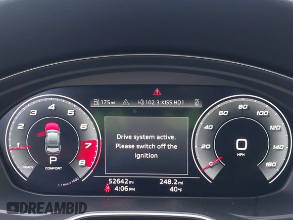 2020 Audi A4 Premium Plus with VIN WAUENAF46LN005005, listed as a IAAI auction lot 41737614 with 52,642 mi miles and . Bid and sale history available at DreamBid. Image 15.