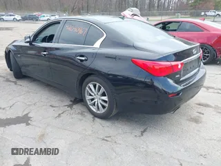 2016 Infiniti Q50 3.0t Premium with VIN JN1EV7AR7GM344539, listed as a IAAI auction lot 42040467 with 162,979 mi miles. Bid and sale history available at carsss.com. Image 3.