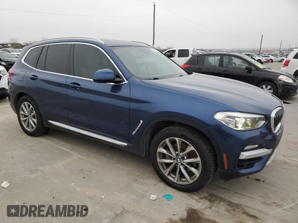 2019 BMW X3 sDrive30i with VIN 5UXTR7C5XKLE98200, listed as a Copart auction lot 44036615 with 75,956 mi miles and Clean Title. Bid and sale history available at carsss.com. Image 4.