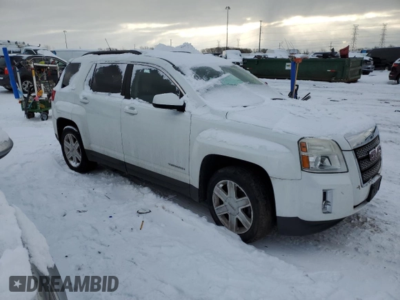 2011 GMC Terrain SLT-1 with VIN 2CTFLVEC8B6428320, listed as a Copart auction lot 45461105 with 120,109 mi miles and Salvage title. Bid and sale history available at DreamBid. Image 4.