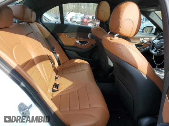 2021 Mercedes-Benz C 300 with VIN W1KWF8EBXMR647806, listed as a Copart auction lot 88028765 with 13,326 mi miles and Non Repairable. Bid and sale history available at carsss.com. Image 10.