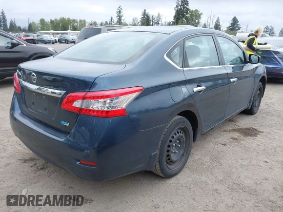 2013 Nissan Sentra S with VIN 3N1AB7AP3DL758073, listed as a IAAI auction lot 42103827 with 84,844 mi miles and . Bid and sale history available at DreamBid. Image 4.