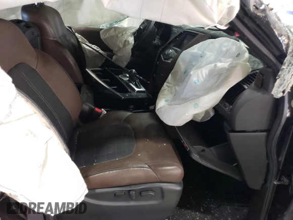 2019 Nissan Armada Platinum with VIN JN8AY2NE8K9757051, listed as a Copart auction lot 77629434 with Not Provided miles and Salvage Title. Bid and sale history available at carsss.com. Image 7.