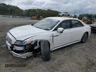2019 Lincoln Continental Select with VIN 1LN6L9TK3K5611371, listed as a Copart auction lot 73999844 with 33,436 mi miles and Salvage Title. Bid and sale history available at carsss.com. Image 2.