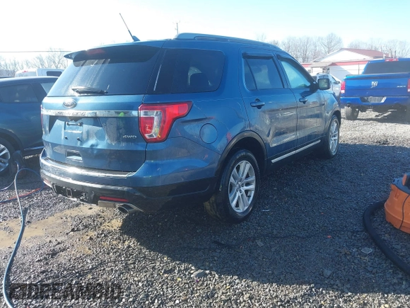 2018 Ford Explorer XLT z VIN 1FM5K8D83JGA30905, wystawiony jako IAAI lot #41642252 z przebiegiem 230 000 mil mil oraz . Historia ofert i sprzedaży dostępna na DreamBid. Obrazek 4.