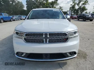 2018 Dodge Durango Citadel with VIN 1C4RDHEG4JC115118, listed as a Copart auction lot 60633055 with 77,665 mi miles and Salvage title. Bid and sale history available at DreamBid. Image 5.