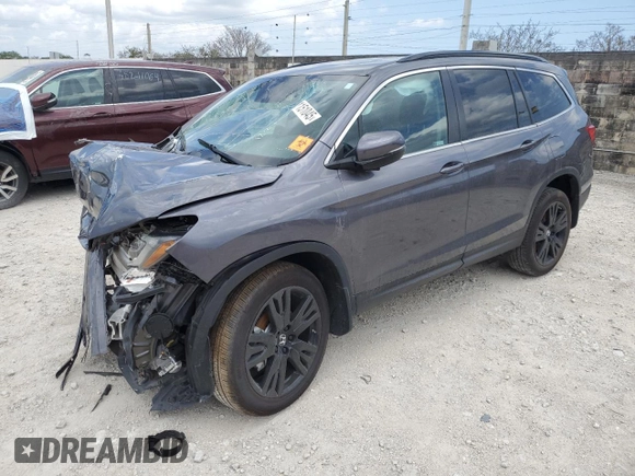 2022 Honda Pilot Special Edition with VIN 5FNYF5H22NB001986, listed as a Copart auction lot 51151045 with Not Provided miles and Salvage Title. Bid and sale history available at DreamBid. Image 1.