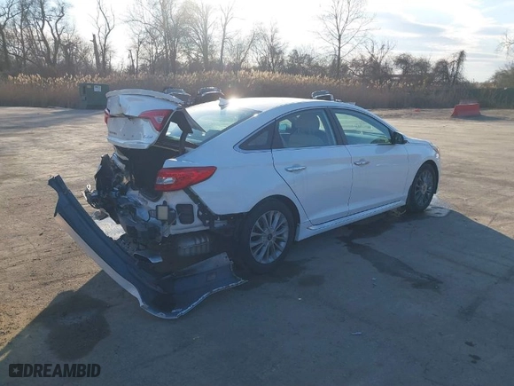 2015 Hyundai Sonata 2.4L Sport with VIN 5NPE34AF7FH040546, listed as a IAAI auction lot 41727185 with 56,294 mi miles. Bid and sale history available at carsss.com. Image 4.
