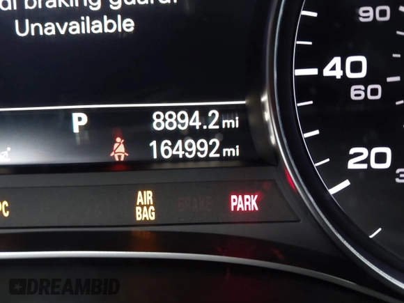 2013 Audi A6 3.0T Prestige with VIN WAUJGAFC8DN015066, listed as a IAAI auction lot 40978422 with 164,992 mi miles. Bid and sale history available at carsss.com. Image 16.