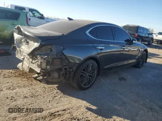 2020 Genesis G70 2.0T with VIN KMTG44LA1LU045249, listed as a Copart auction lot 82020724 with 37,575 mi miles and Salvage Title. Bid and sale history available at DreamBid. Image 3.