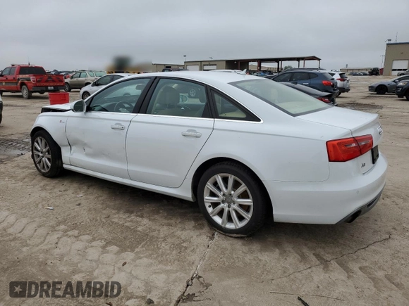 2015 Audi A6 Premium Plus with VIN WAUFGAFC2FN036066, listed as a Copart auction lot 54968875 with Not provided miles and Salvage title. Bid and sale history available at DreamBid. Image 2.
