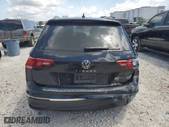 2023 Volkswagen Tiguan S with VIN 3VVRB7AX7PM064597, listed as a Copart auction lot 60149265 with 64,986 mi miles and Non repairable. Bid and sale history available at DreamBid. Image 6.
