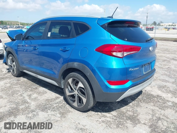 2017 Hyundai Tucson Value z VIN KM8J33A23HU540472, wystawiony jako IAAI lot #41935056 z przebiegiem 58 937 mil mil oraz . Historia ofert i sprzedaży dostępna na DreamBid. Obrazek 3.
