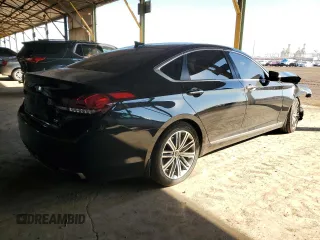 2018 Genesis G80 3.8L with VIN KMHGN4JE8JU231963, listed as a Copart auction lot 77375914 with 86,227 mi miles and Salvage Title. Bid and sale history available at carsss.com. Image 10.
