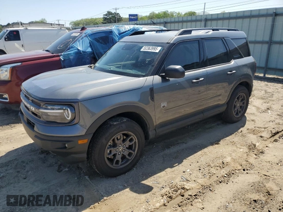 2024 Ford Bronco Sport Big Bend with VIN 3FMCR9B65RRF40980, listed as a Copart auction lot 52363995 with 2,038 mi miles and Clean title. Bid and sale history available at DreamBid. Image 1.