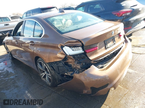 2019 BMW 3 Series 330i with VIN WBA5R1C56KAK08371, listed as a IAAI auction lot 41671953 with 52,433 mi miles and . Bid and sale history available at DreamBid. Image 3.