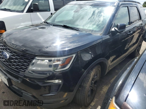 2019 Ford Explorer Sport with VIN 1FM5K8GT9KGA42980, listed as a IAAI auction lot 42854172 with 66,076 mi miles and . Bid and sale history available at DreamBid. Image 14.