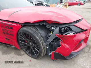 2023 Toyota Supra 3.0 with VIN WZ1DB0G04PW058168, listed as a IAAI auction lot 42383816 with 22,135 mi miles and . Bid and sale history available at DreamBid. Image 6.