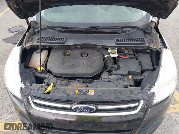 2013 Ford Escape SEL z VIN 1FMCU9H90DUC34965, wystawiony jako IAAI lot #42361165 z przebiegiem 177 387 mil mil oraz . Historia ofert i sprzedaży dostępna na DreamBid. Obrazek 10.