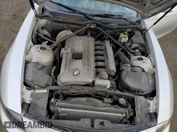 2006 BMW Z4 3.0i with VIN 4USBU33556LW67833, listed as a Copart auction lot 44933315 with 142,444 mi miles and Clean title. Bid and sale history available at DreamBid. Image 11.