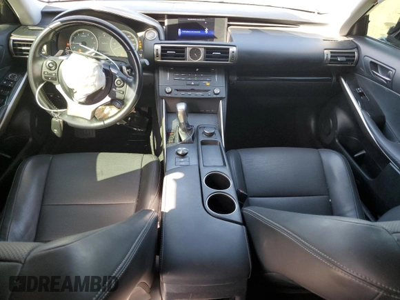 2016 Lexus IS 200t with VIN JTHBA1D26G5036939, listed as a Copart auction lot 58451515 with 84,049 mi miles and Salvage title. Bid and sale history available at DreamBid. Image 8.