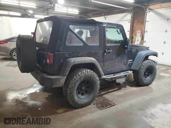 2016 Jeep Wrangler Sport with VIN 1C4AJWAG8GL273275, listed as a Copart auction lot 44519865 with 65,935 mi miles and Salvage Title. Bid and sale history available at carsss.com. Image 3.