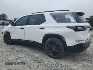 2020 Chevrolet Traverse Premier with VIN 1GNEVKKW8LJ305255, listed as a Copart auction lot 58295525 with 57,048 mi miles and Salvage title. Bid and sale history available at DreamBid. Image 2.