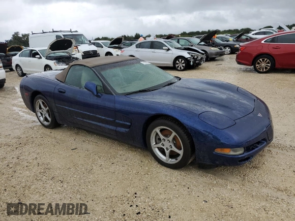 2004 Chevrolet Corvette with VIN 1G1YY32G145108135, listed as a Copart auction lot 74399624 with 0 mi miles and Salvage Title. Bid and sale history available at carsss.com. Image 4.