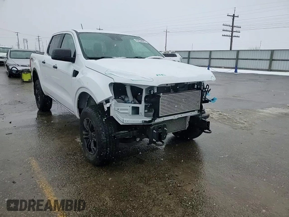 2022 Ford Ranger XL with VIN 1FTER4FH2NLD26243, listed as a Copart auction lot 45233925 with 9,558 mi miles and Salvage Title. Bid and sale history available at DreamBid. Image 10.