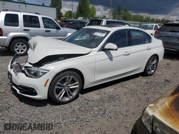 2018 BMW 3 Series 330i with VIN WBA8B9C5XJEE83087, listed as a Copart auction lot 58171245 with 69,846 mi miles and Salvage title. Bid and sale history available at DreamBid. Image 1.