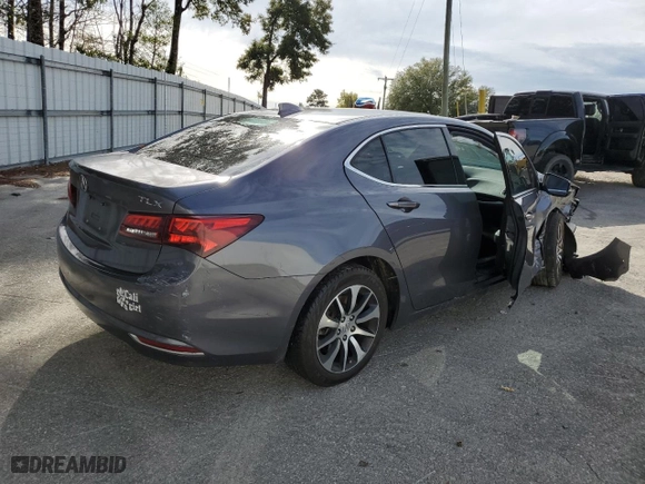 2017 Acura TLX with VIN 19UUB1F3XHA005510, listed as a Copart auction lot 88361055 with 169,221 mi miles and Salvage Title. Bid and sale history available at carsss.com. Image 3.