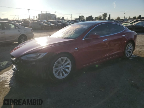 2017 Tesla Model S 60 with VIN 5YJSA1E15HF210006, listed as a Copart auction lot 85096644 with 225,497 mi miles and Salvage title. Bid and sale history available at DreamBid. Image 1.