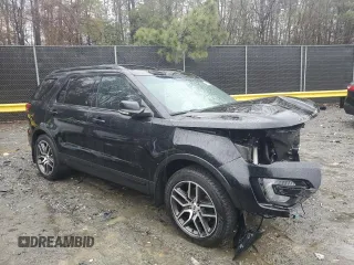 2017 Ford Explorer Sport with VIN 1FM5K8GT9HGB38228, listed as a Copart auction lot 44203005 with Not Provided miles and Salvage Title. Bid and sale history available at carsss.com. Image 4.