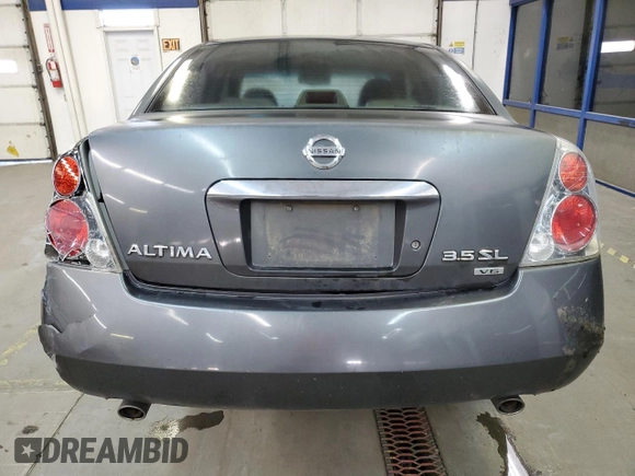 2005 Nissan Altima SL with VIN 1N4BL11D65C274628, listed as a Copart auction lot 87037744 with 170,218 mi miles and Salvage title. Bid and sale history available at DreamBid. Image 6.