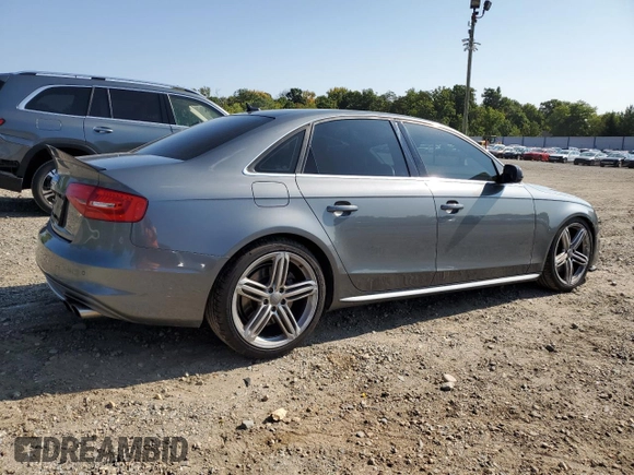 2013 Audi S4 Premium Plus with VIN WAUBGAFL8DA211942, listed as a Copart auction lot 71849104 with 63,483 mi miles and Salvage Title. Bid and sale history available at carsss.com. Image 3.