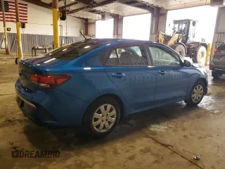 2022 Kia Rio S with VIN 3KPA24AD4NE452586, listed as a Copart auction lot 51971615 with 59,602 mi miles and Salvage Title. Bid and sale history available at carsss.com. Image 3.