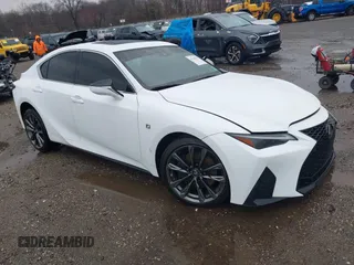 2022 Lexus IS 350 F Sport with VIN JTHGZ1E23N5024970, listed as a IAAI auction lot 41784335 with 17,914 mi miles and . Bid and sale history available at DreamBid. Image 1.