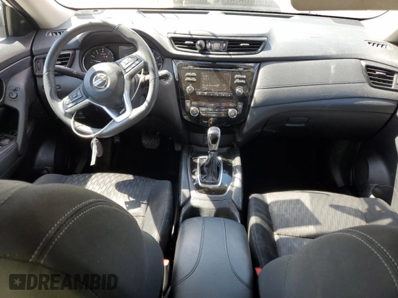 2017 Nissan Rogue SV with VIN KNMAT2MTXHP606629, listed as a Copart auction lot 50527055 with 121,666 mi miles and Salvage Title. Bid and sale history available at carsss.com. Image 8.