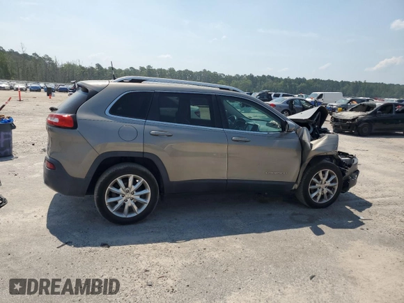 2017 Jeep Cherokee Limited with VIN 1C4PJLDB3HW549242, listed as a Copart auction lot 62075255 with 129,880 mi miles and Salvage title. Bid and sale history available at DreamBid. Image 3.