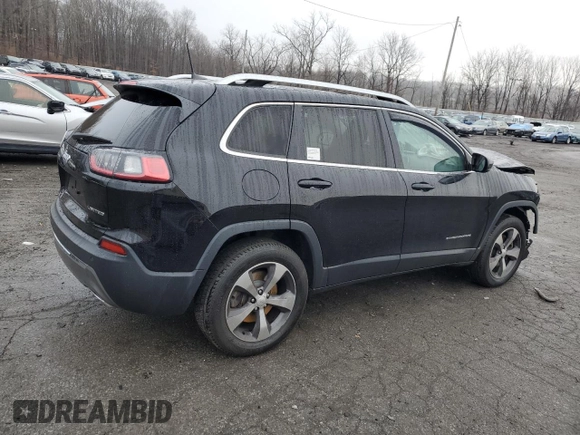 2020 Jeep Cherokee Limited with VIN 1C4PJMDX3LD562210, listed as a Copart auction lot 82904974 with 101,022 mi miles and Non repairable. Bid and sale history available at DreamBid. Image 3.